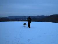 blue snow
